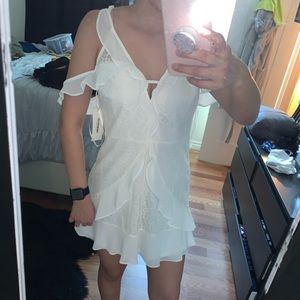 Cream/white graduation dress super cute!